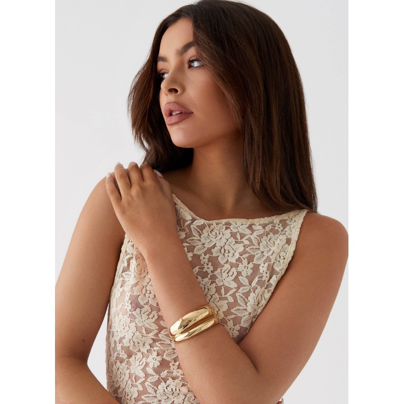 Kirstin Chunky Bracelet – Gold