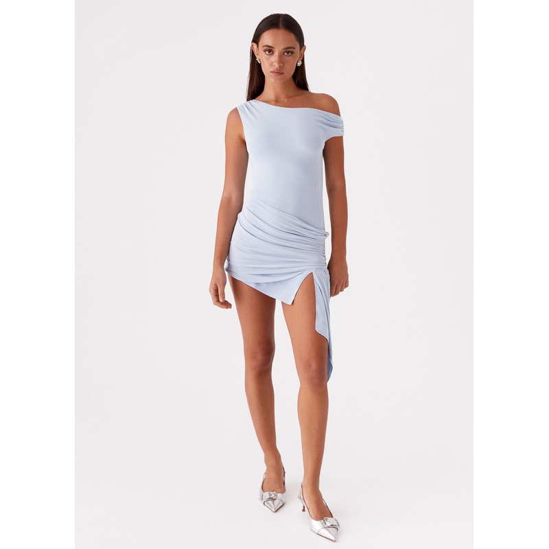 Shauna Mini Dress – Blue