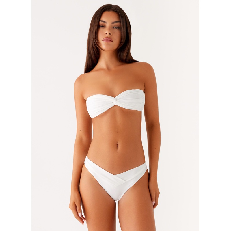 Delta Bikini Bottoms – White