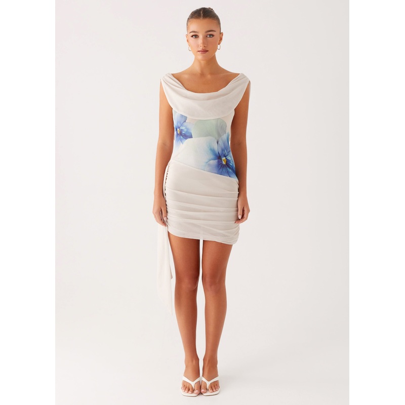 Good Fortune Mini Dress – Ivory