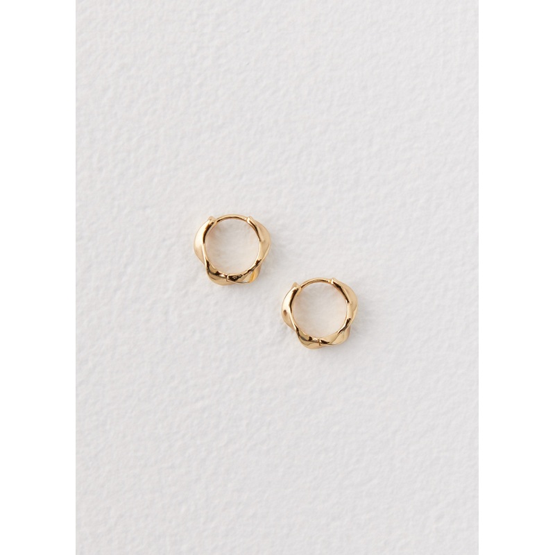 Jacquie Hoop Earrings – Gold