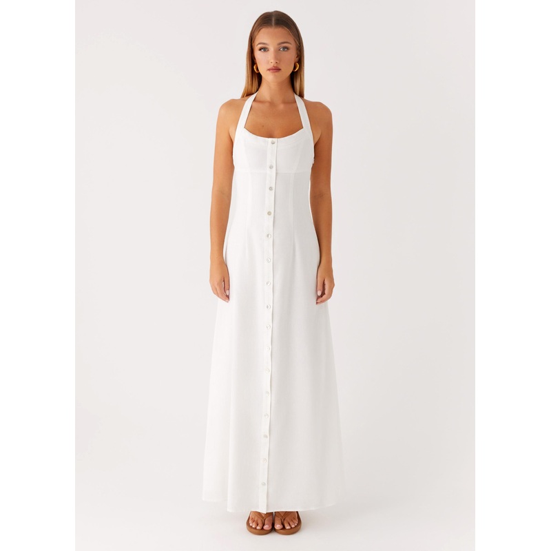 Jovanni Maxi Dress – White
