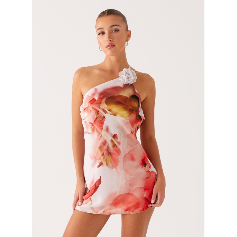 Kia Mini Dress – Peach Rose