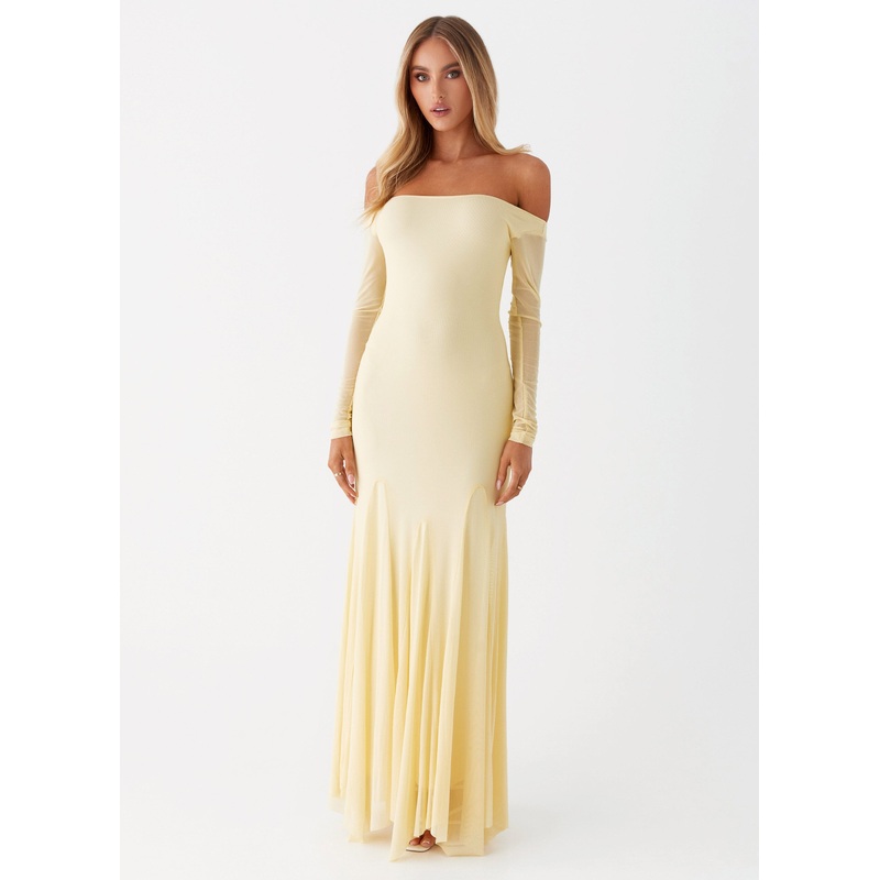 Maribel Maxi Dress – Yellow