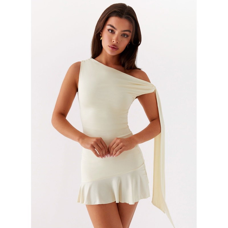 Palm House Mini Dress – Yellow