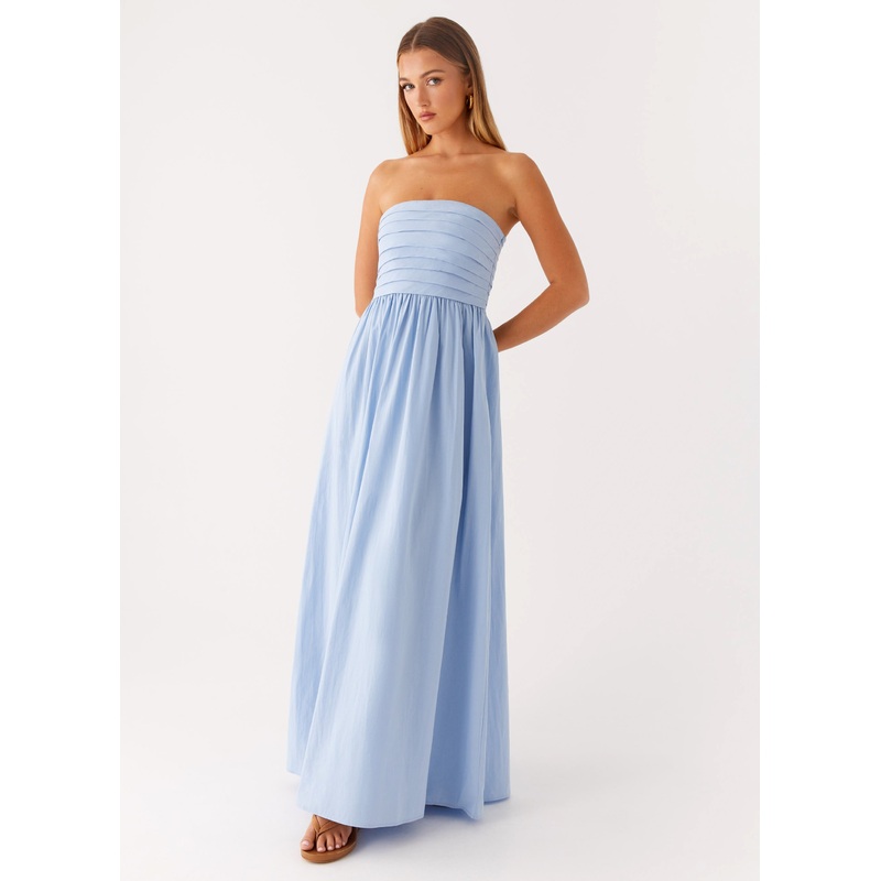 Tamia Maxi Dress – Blue