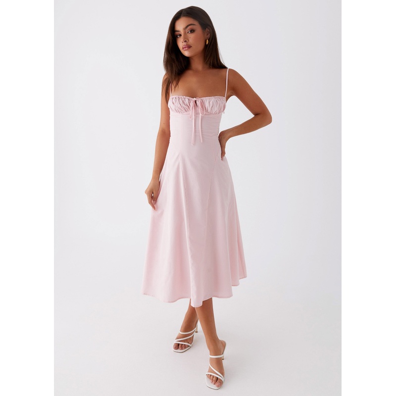 Thoughts Of You Midi Dress – Pink