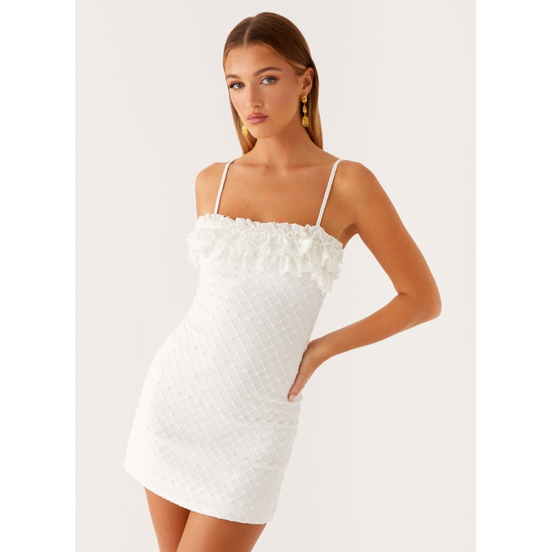 Bowden Mini Dress – Ivory