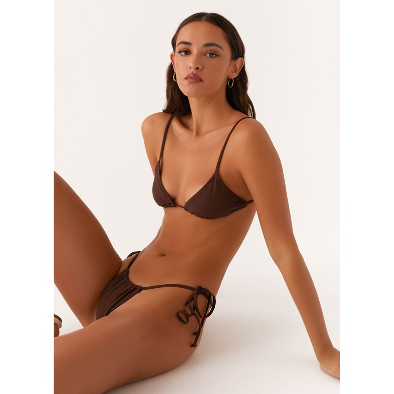 Calista Bikini Top – Brown