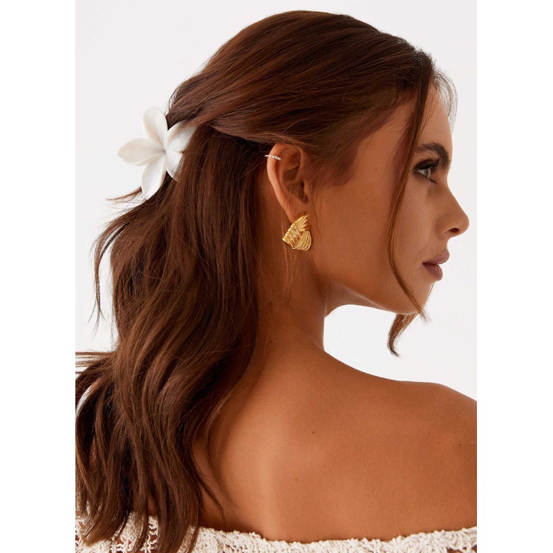 Daylight Hours Hair Clip – White