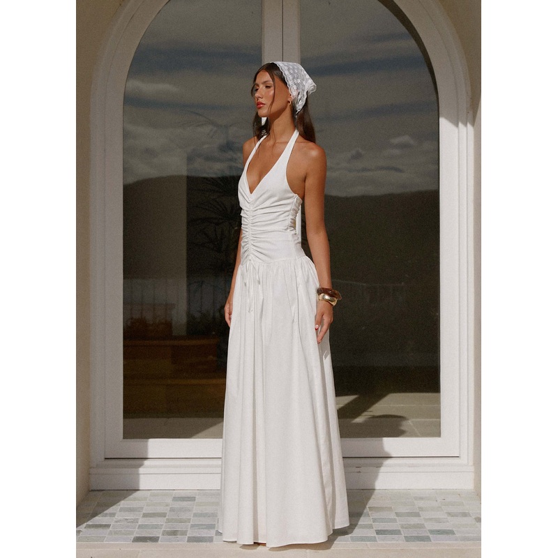 Narnie Maxi Dress – Ivory