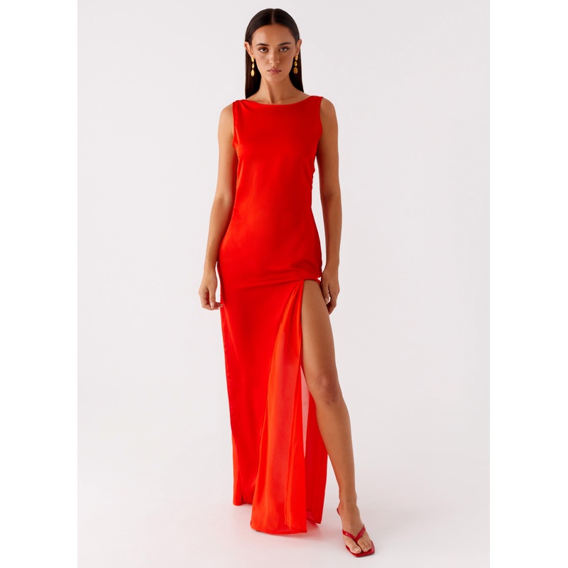 Ramiro Maxi Dress – Red