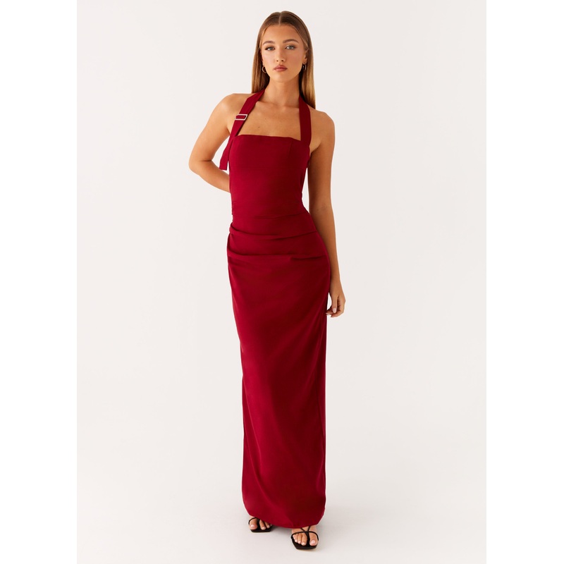 Rumour Has it Maxi Dress – Red