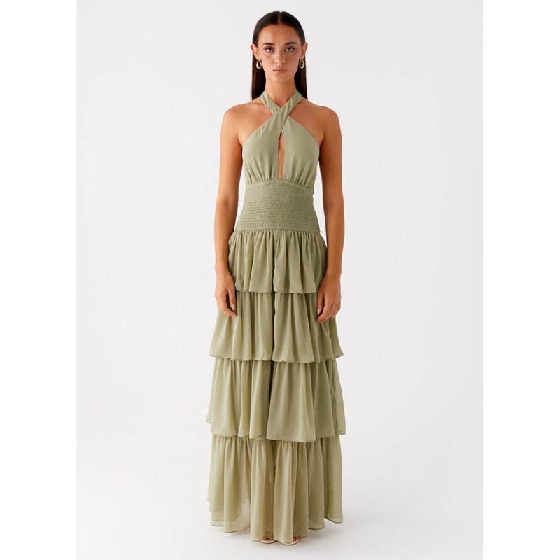 Salma Maxi Dress – Sage