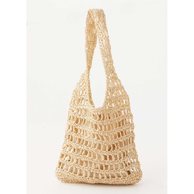 Sand Dollar Shoulder Bag – Natural