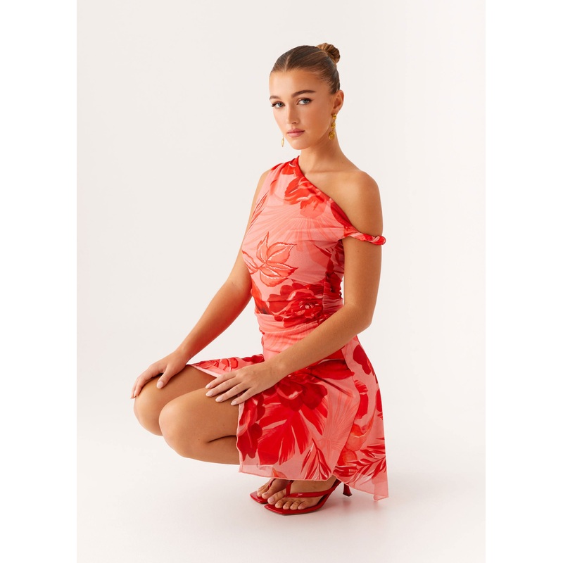 Wade Mini Dress – Sicily Sunsets Print