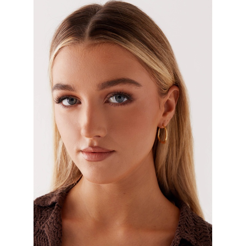 Etta Hoop Earrings – Gold