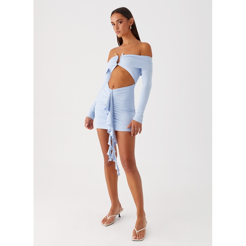 Aniston Mini Dress – Blue
