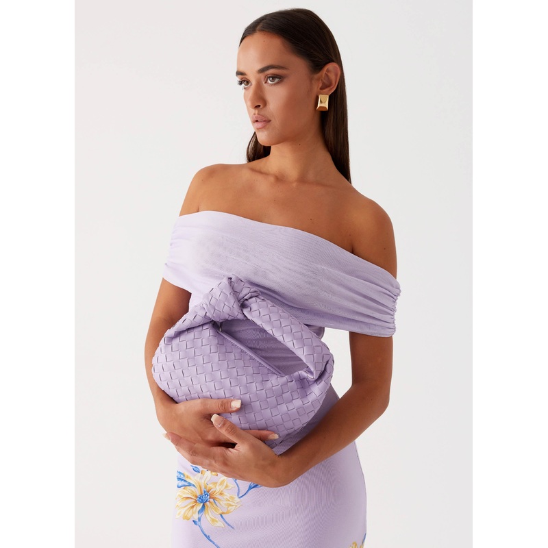 Jamelia Shoulder Bag – Lilac