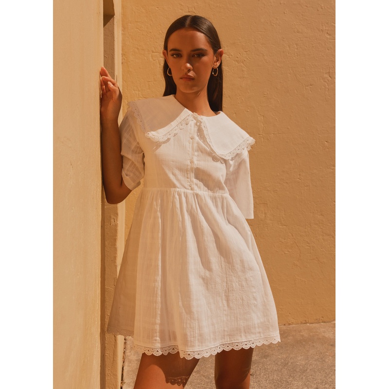 Jojo Mini Dress – Ivory