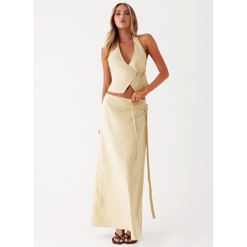 Azura Maxi Skirt – Yellow