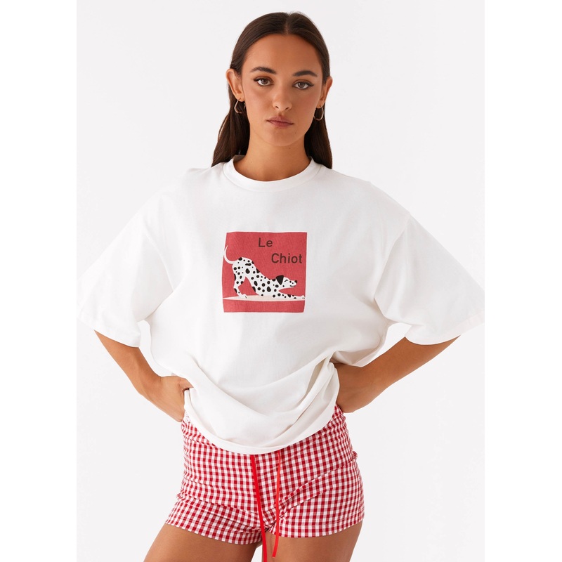 Bexley Graphic Tee – White