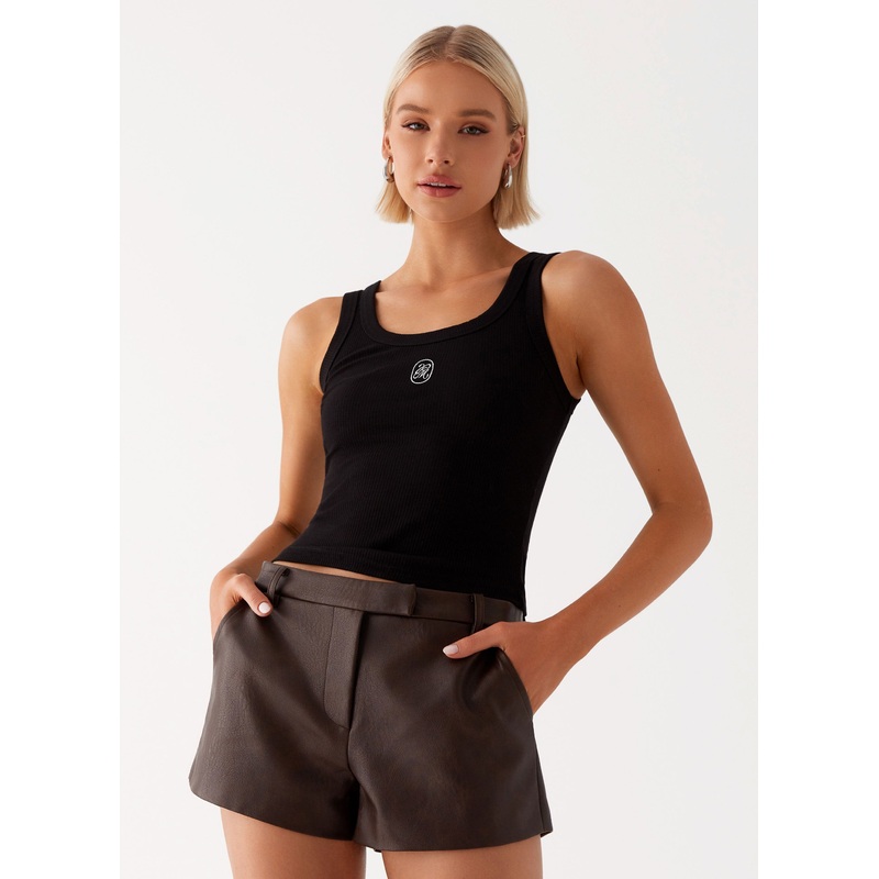 Francisco Mini Shorts – Brown