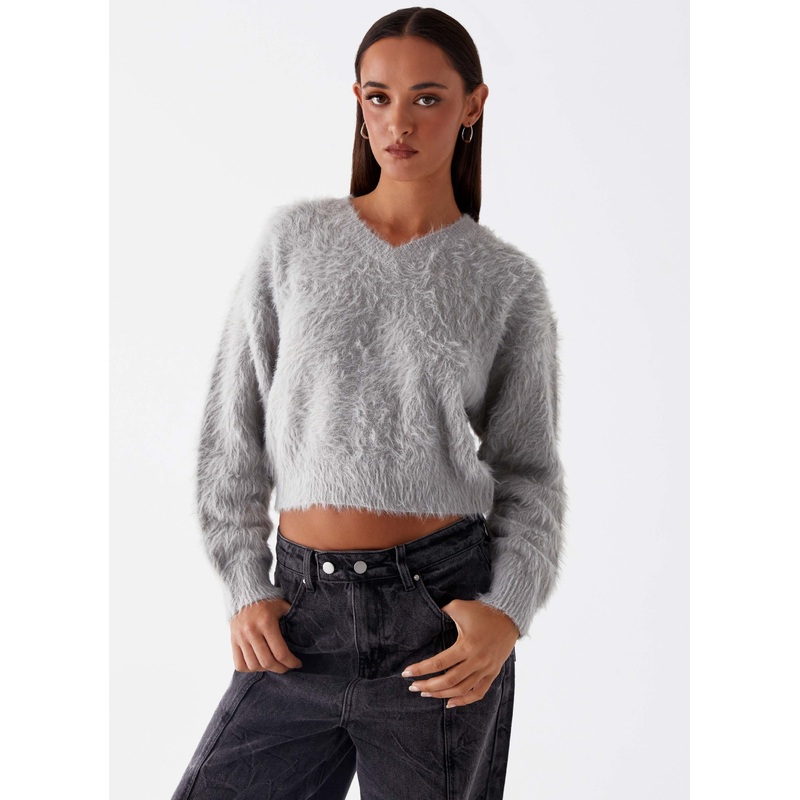 Greenwich Sweater – Grey Marle