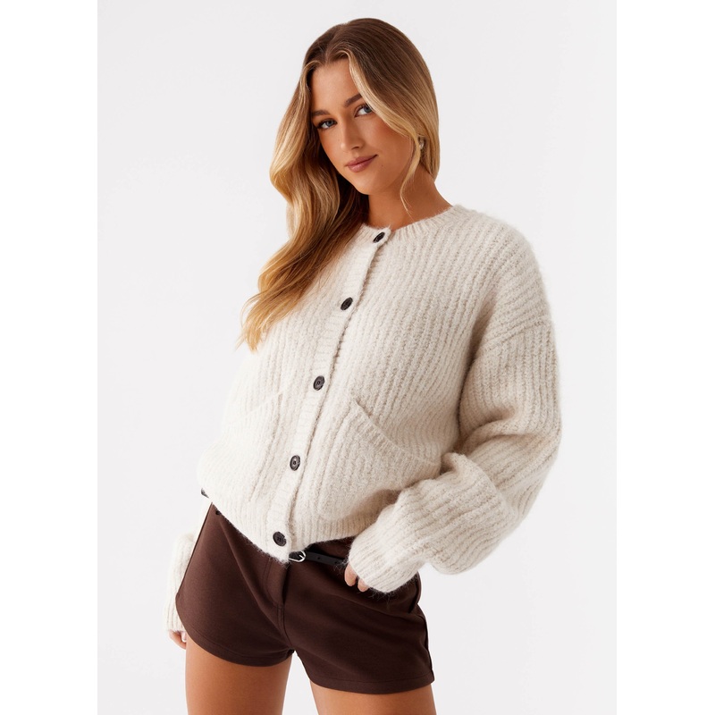 Hartley Cardigan – White