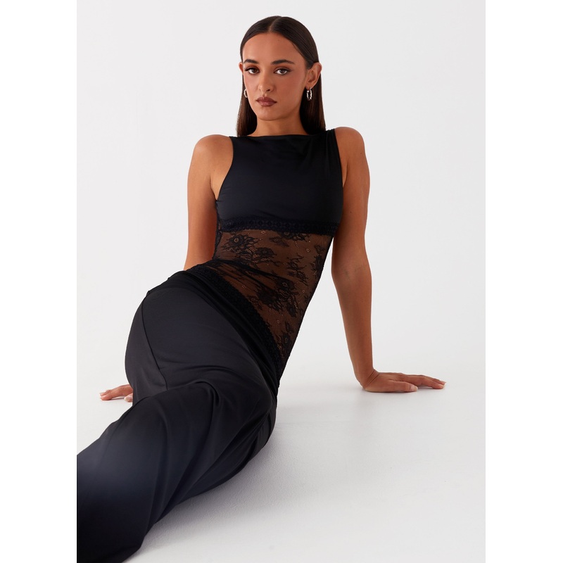 Lucinda Maxi Dress – Black