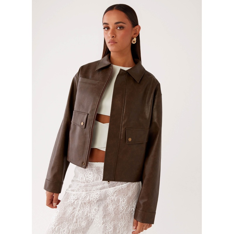 Sloane Jacket – Brown