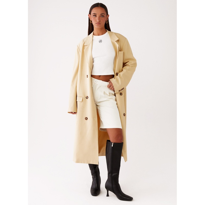 Stockholm Oversized Coat – Butter