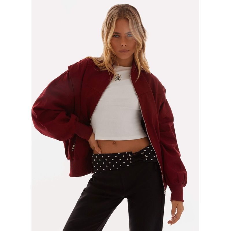 Alabama Bomber Jacket – Red