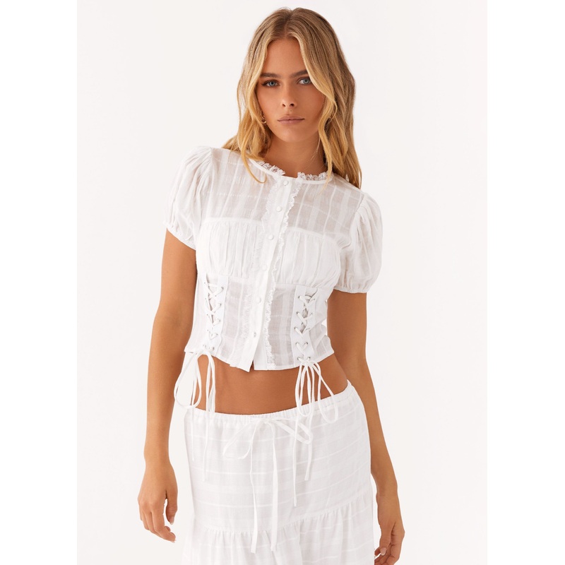 Beatrix Top – White