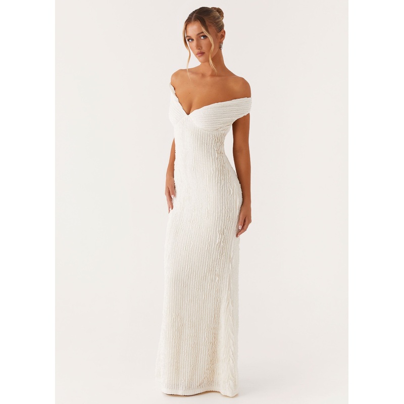 Chantelle Maxi Dress – Ivory