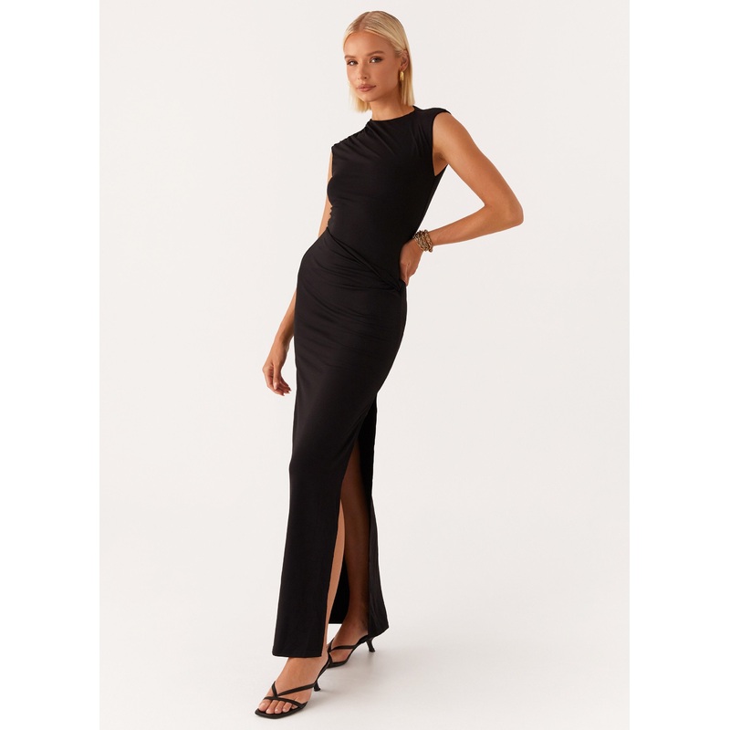 Geneva Maxi Dress – Black