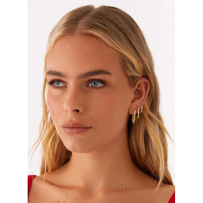 Stevie Earrings Set – Gold