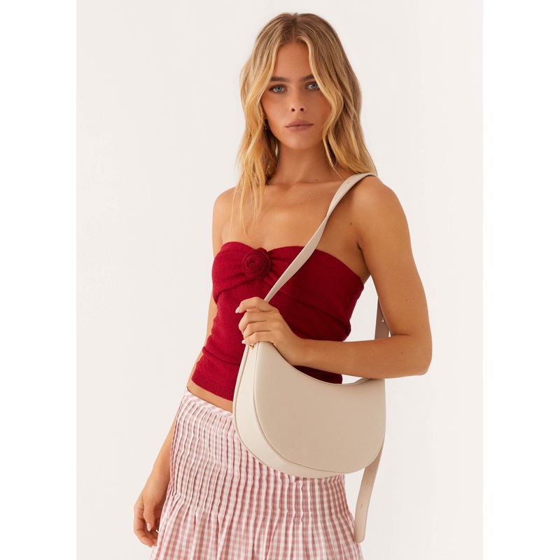Unwritten Rule Shoulder Bag – Pearl