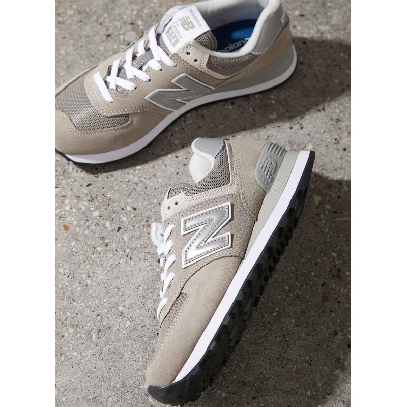 574 Sneaker – Grey with White