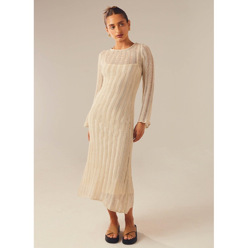 All I Want Maxi Dress – Beige