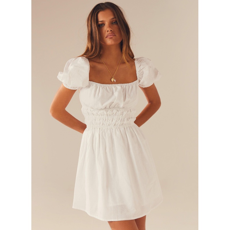 Be Your Girl Mini Dress – White