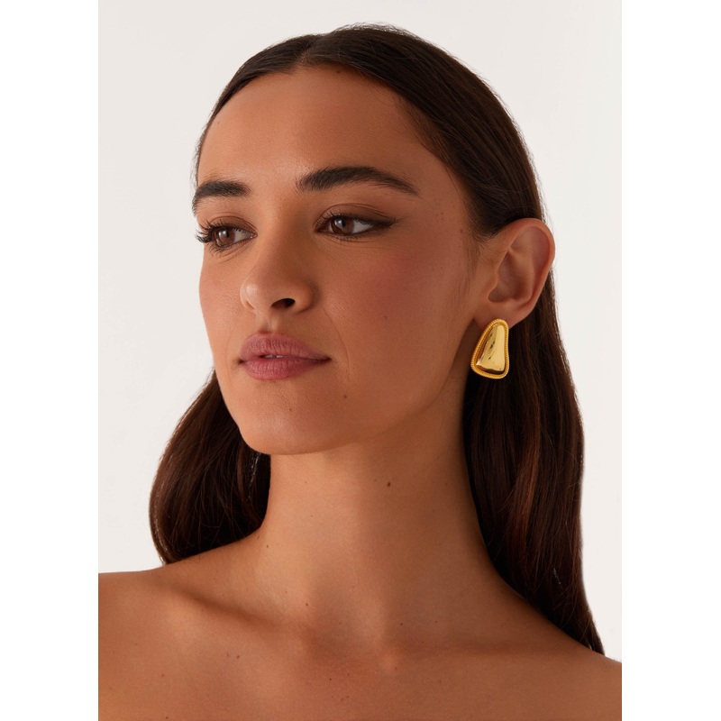 Eyes On The Prize Earrings – Gold