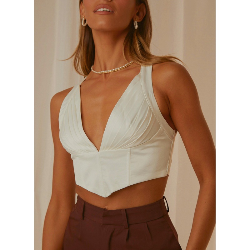Fall For You Bustier – White