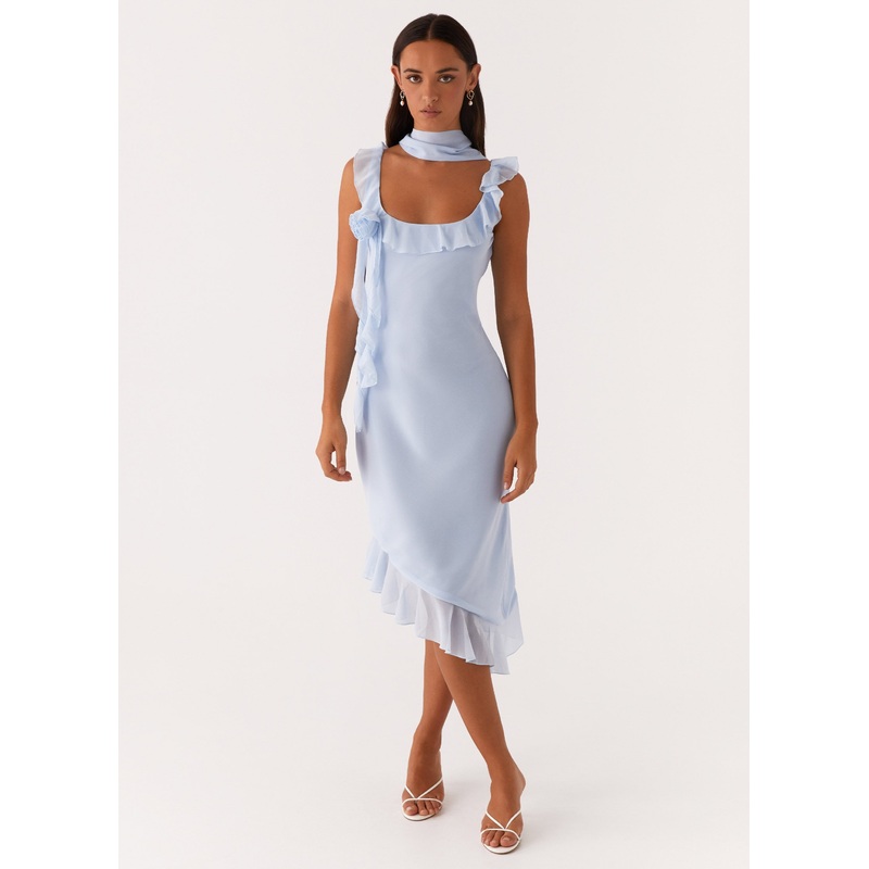Fariday Midi Dress – Blue