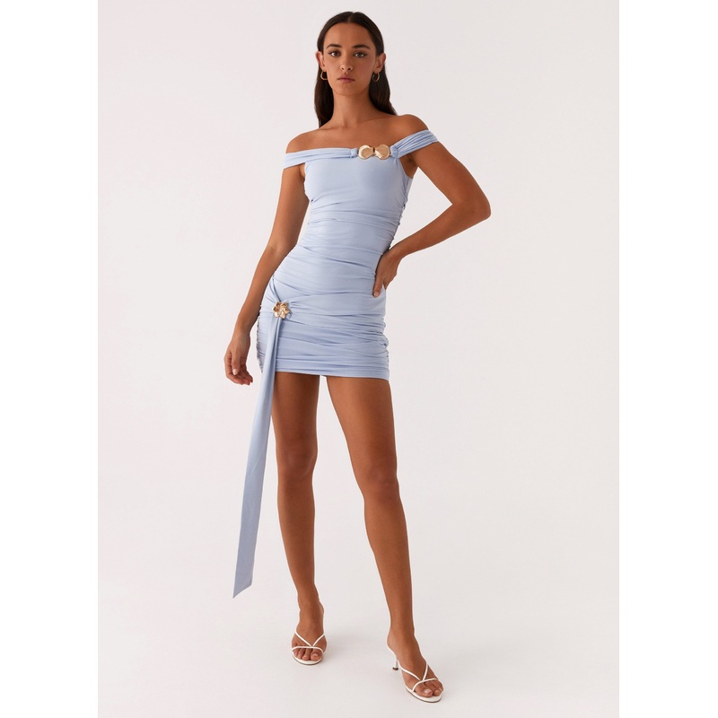 Majorly Mini Dress – Blue