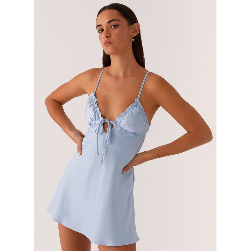 Richie Mini Dress – Blue