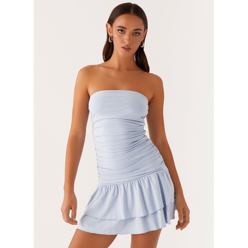 Allegra Mini Dress – Blue