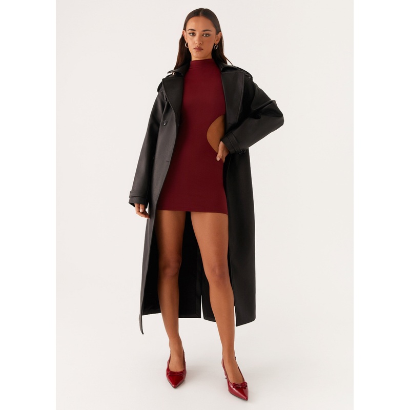 Cleveland Trench Coat – Black