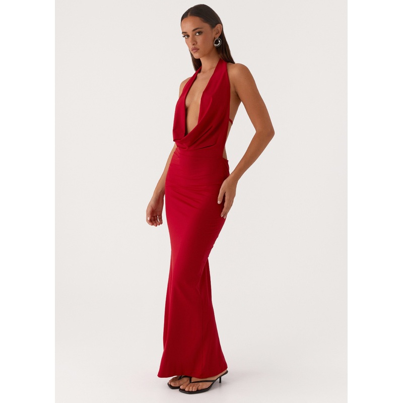 Dedicated Maxi Dress – Red