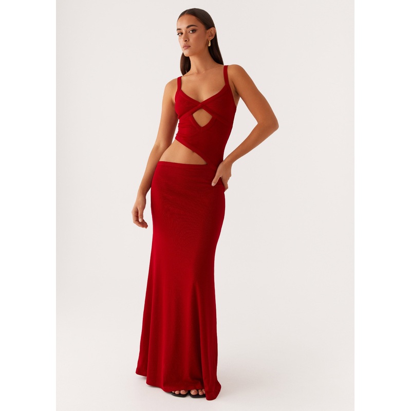 Jocelyn Maxi Dress – Red